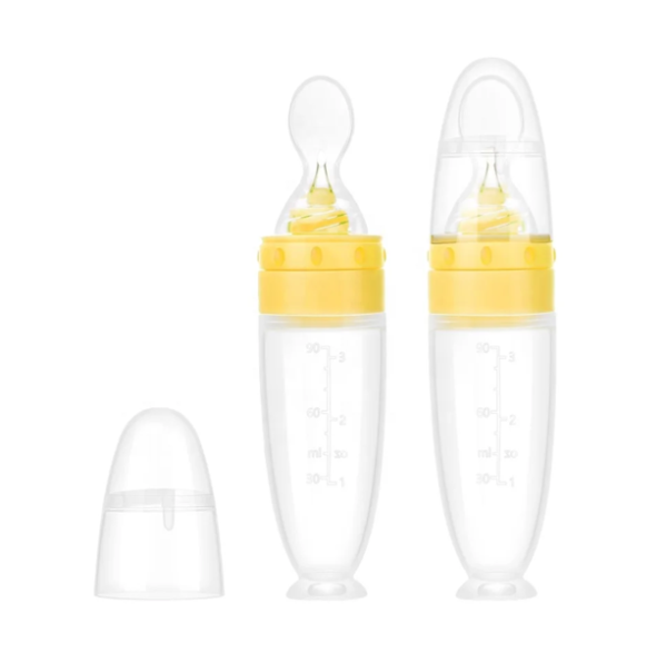 Feeding Bottles with Spoons
